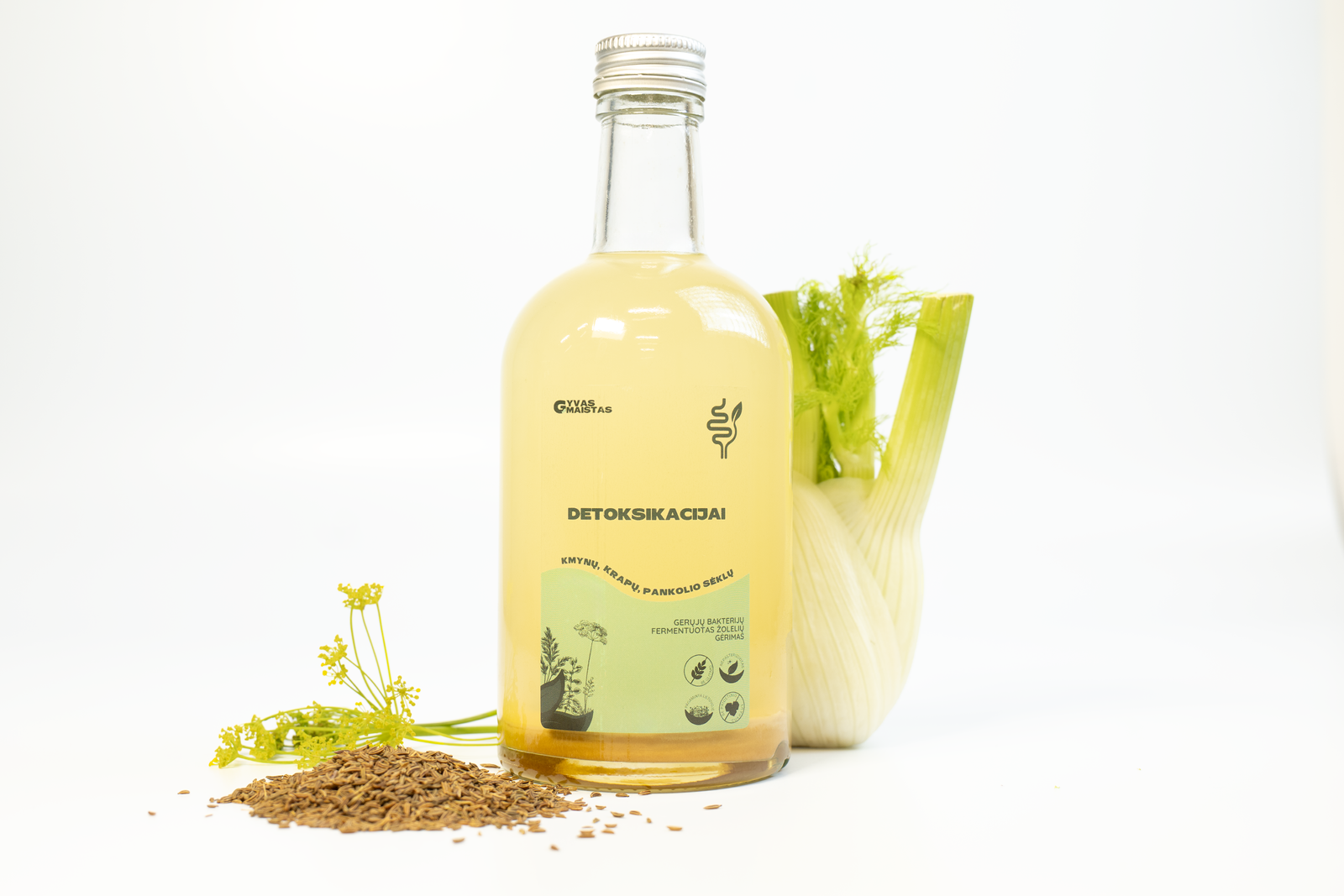 DETOKSIKACIJAI - fermentuotas probiotinis gėrimas