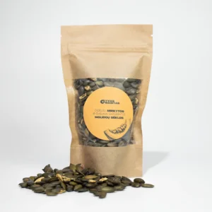 DIDELĖS MOLIŪGŲ SĖKLOS – Švelniai Skrudintos (100g)