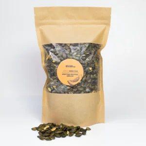 DIDELĖS SŪDYTOS MOLIŪGŲ SĖKLOS – Švelniai Skrudintos (600g)